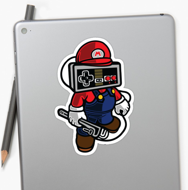 PLAYER ONE STICKER