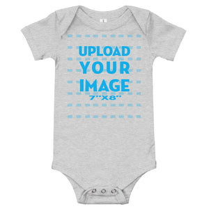 CUSTOM Baby short sleeve one piece