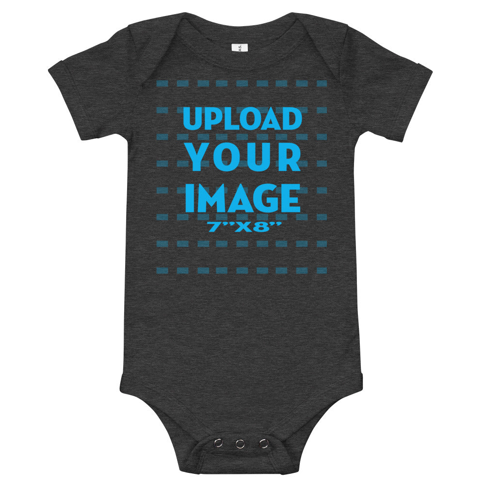 CUSTOM Baby short sleeve one piece