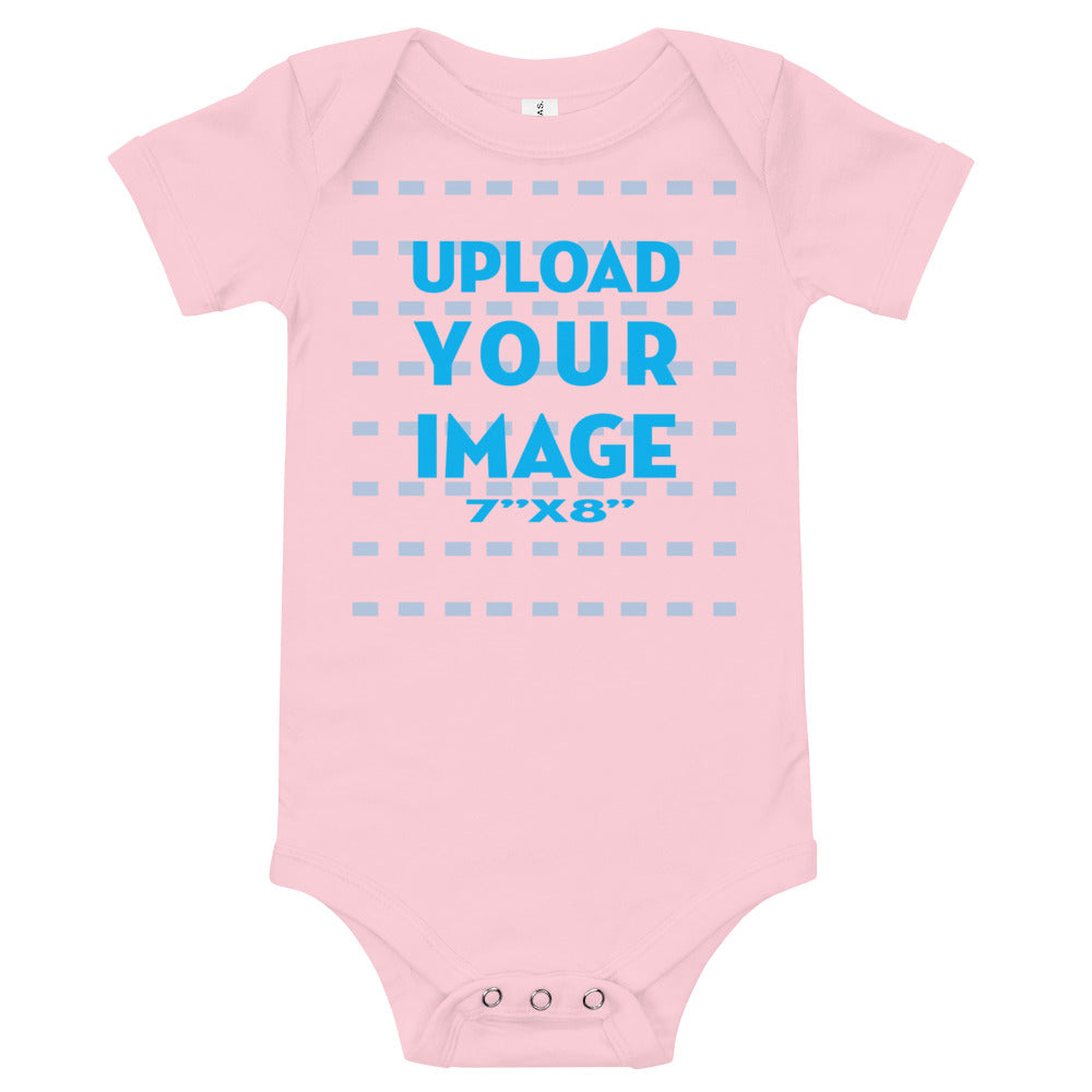 CUSTOM Baby short sleeve one piece