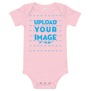 CUSTOM Baby short sleeve one piece