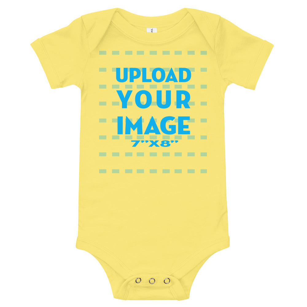 CUSTOM Baby short sleeve one piece