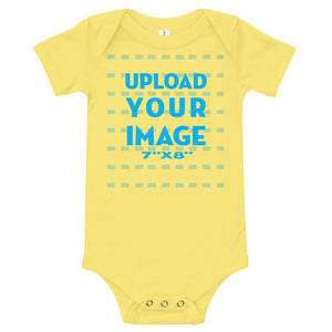 CUSTOM Baby short sleeve one piece
