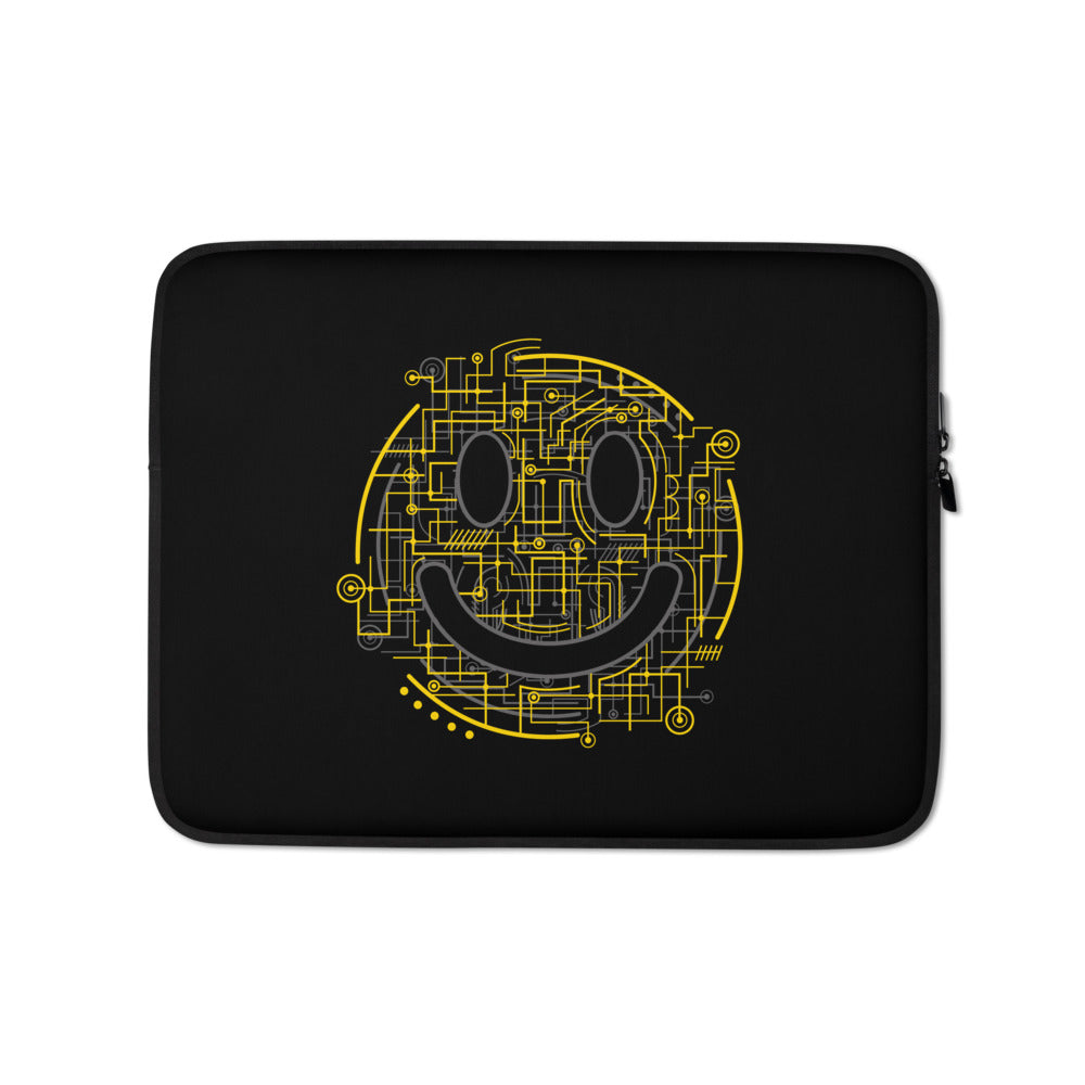 ELECTRIC SMILEY Laptop Sleeve