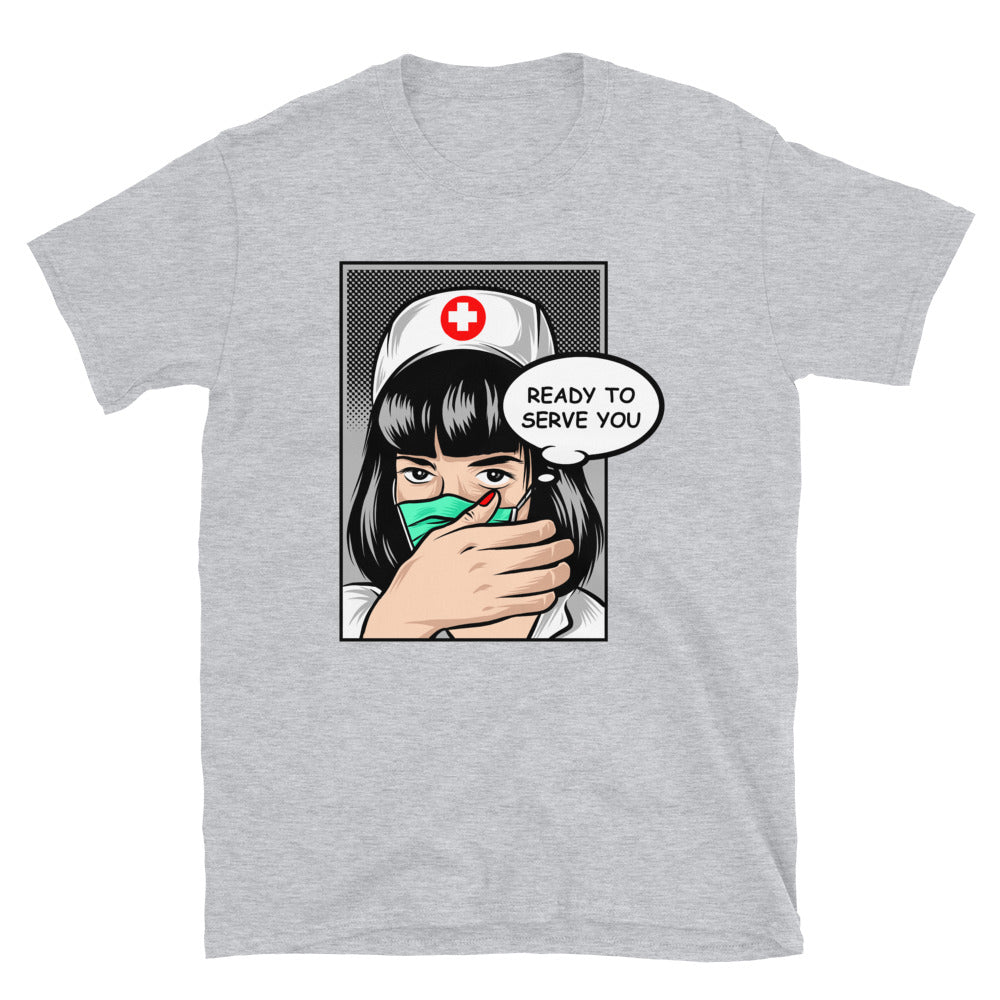 NURSE COMIC  READY TO SERVE