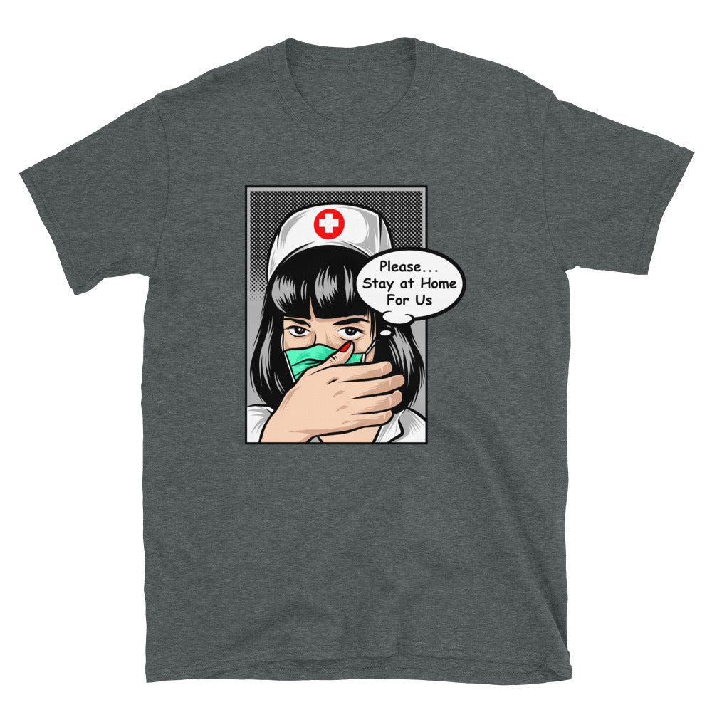 NURSE COMIC PLEASE STAY HOME