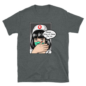 NURSE COMIC PLEASE STAY HOME