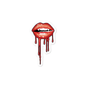 LIP FANGS STICKER