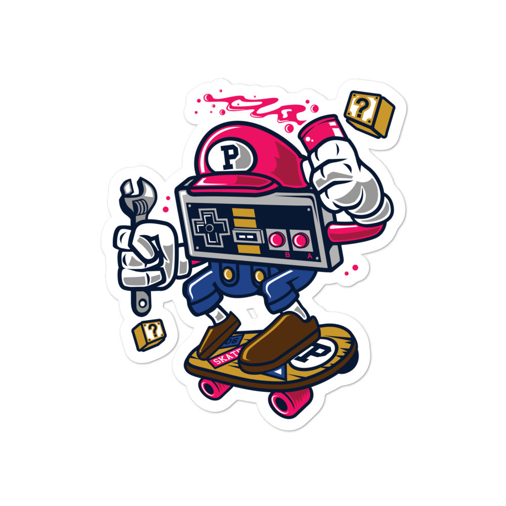 PLAYER SKATER sticker