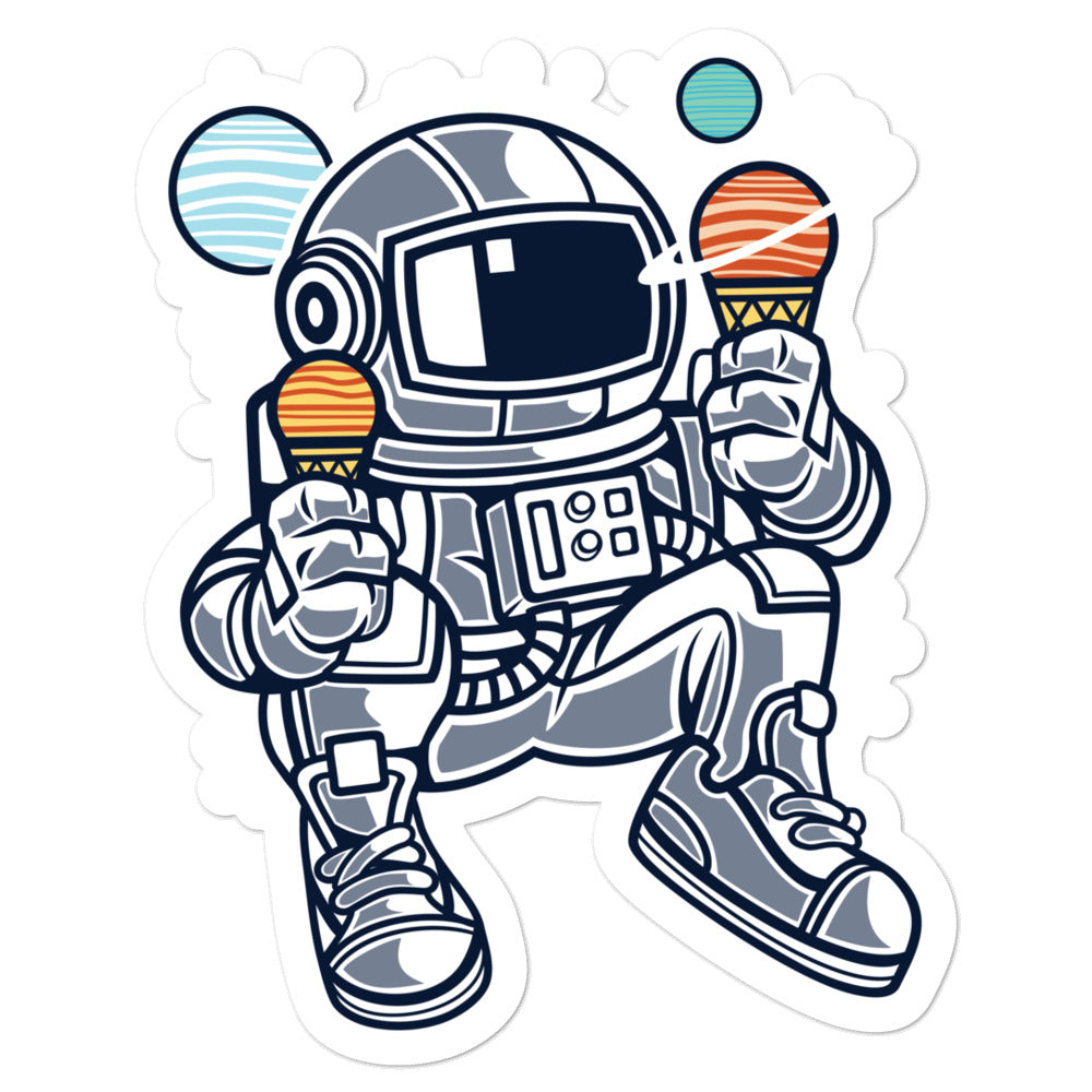 Astronaut Ice Cream STICKER