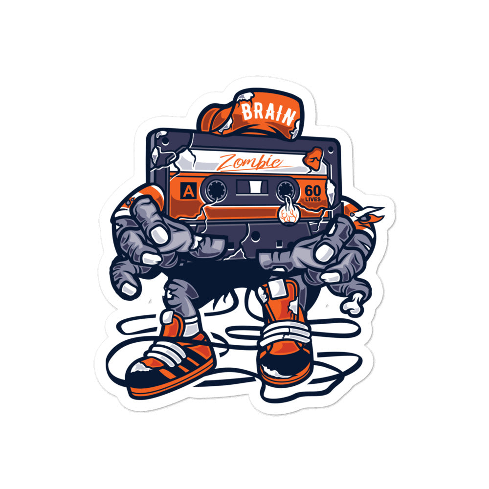 ZOMBIE CASSETTE sticker