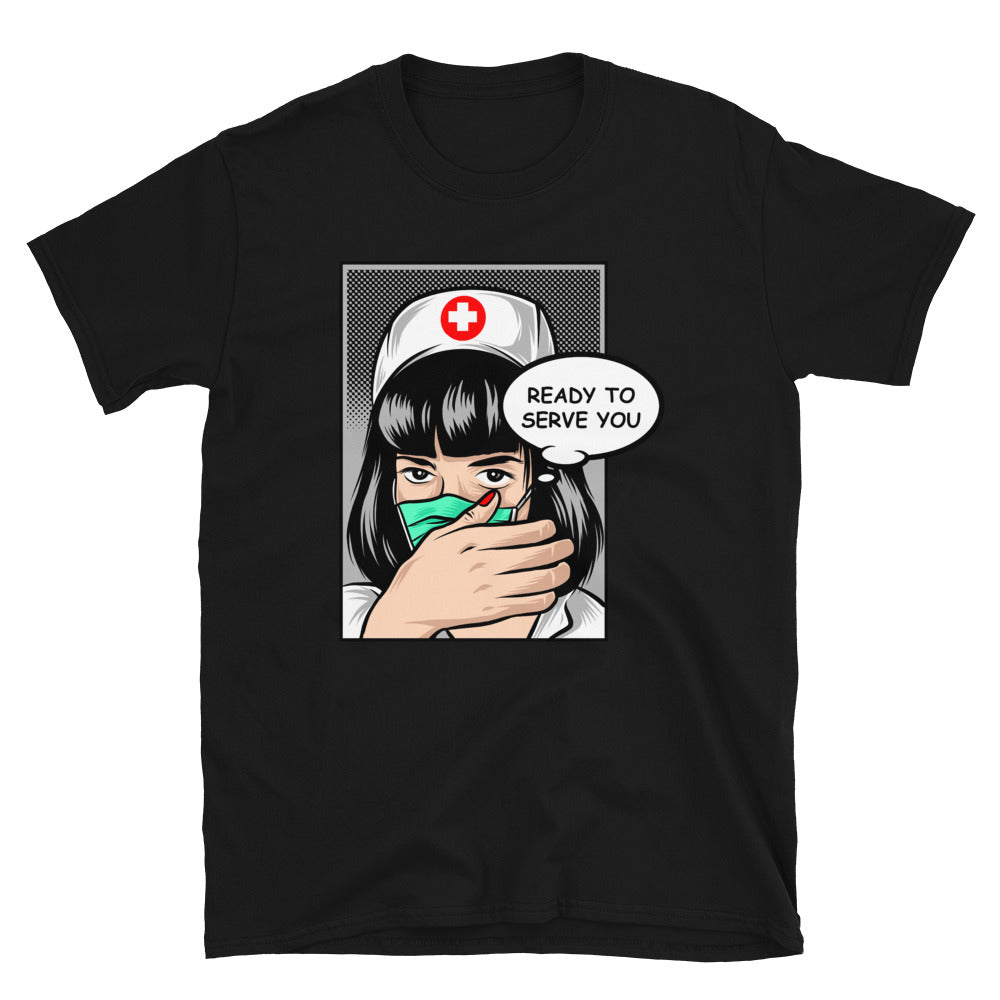 NURSE COMIC  READY TO SERVE