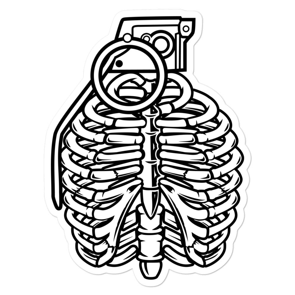 GRENADE RIBCAGE sticker