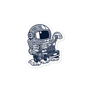 SPACE RACER sticker