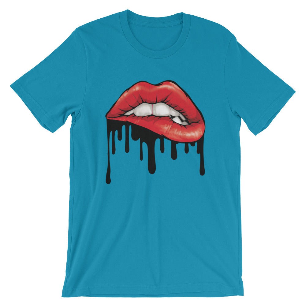 BITTING LIP DRIP
