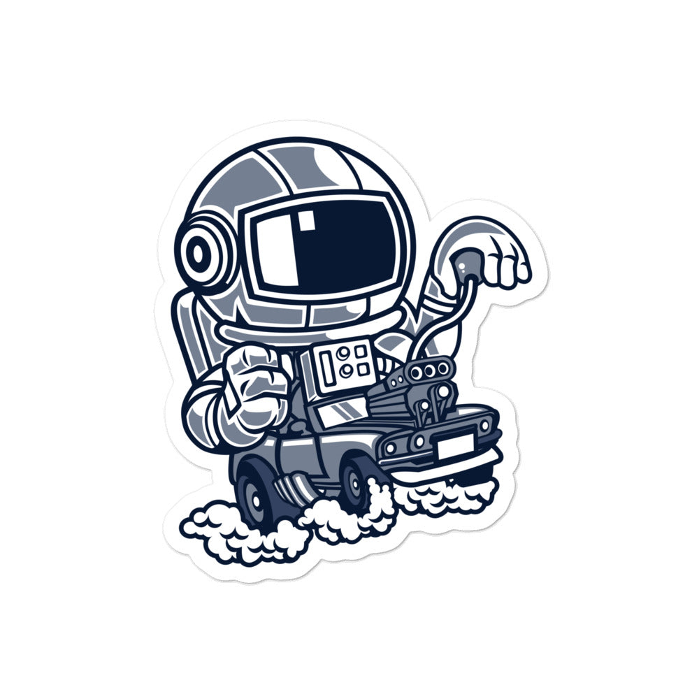 SPACE RACER sticker