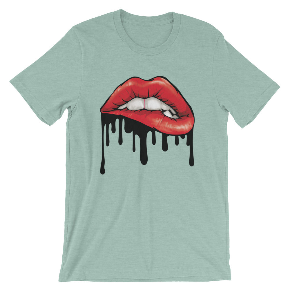 BITTING LIP DRIP
