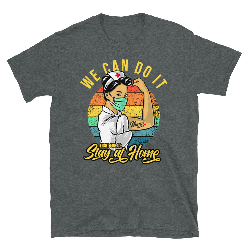 NURSE VECTOR  STAY AT HOME