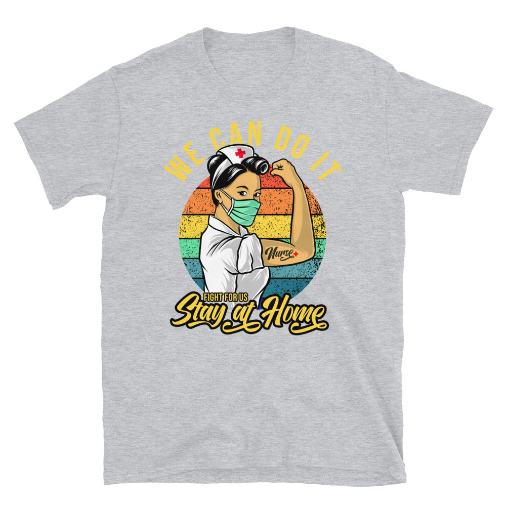 NURSE VECTOR  STAY AT HOME