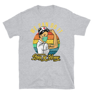 NURSE VECTOR  STAY AT HOME
