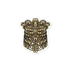 STEAMPUNK RIBCAGE sticker