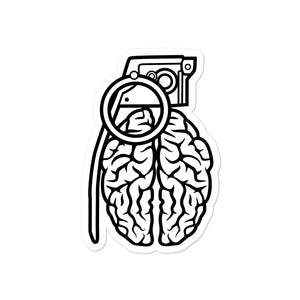 GRENADE BRAIN sticker