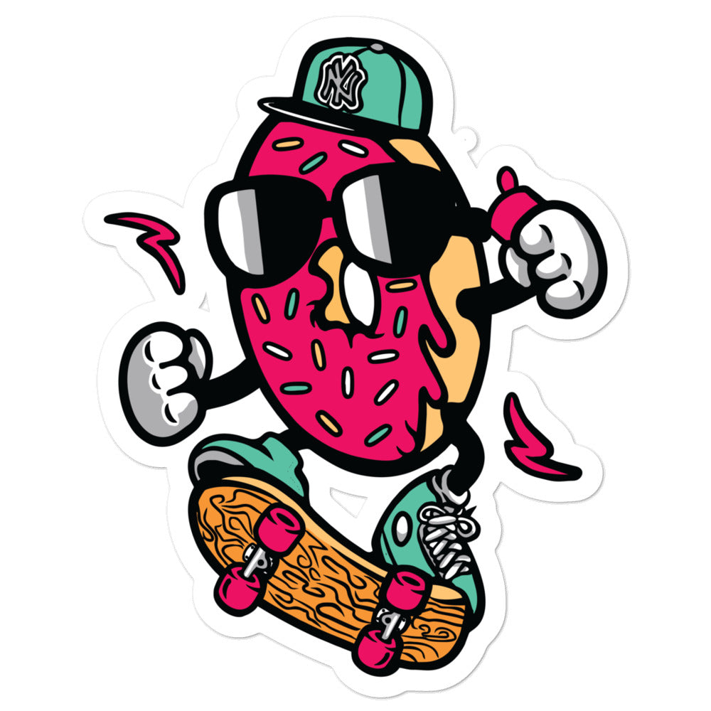 Donut Skater sticker