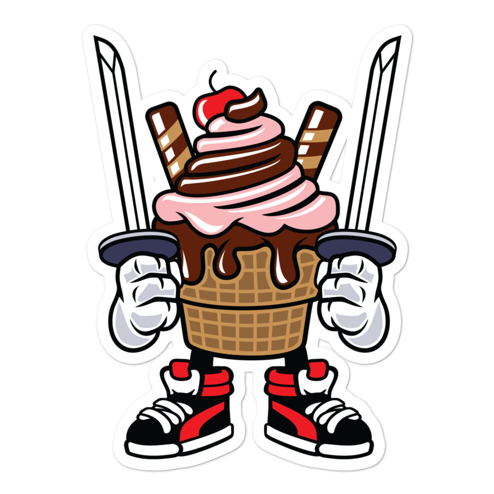 ICE CREAM NINJA sticker