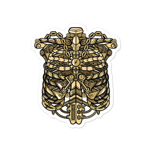 STEAMPUNK RIBCAGE sticker