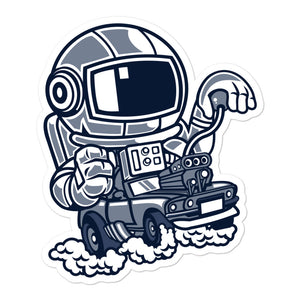 SPACE RACER sticker