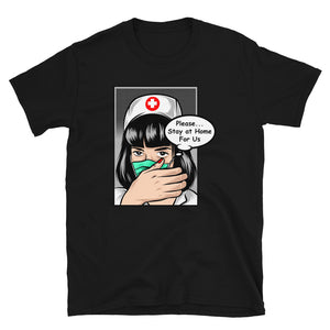 NURSE COMIC PLEASE STAY HOME