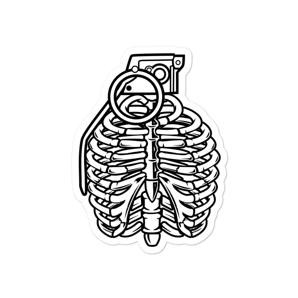 GRENADE RIBCAGE sticker