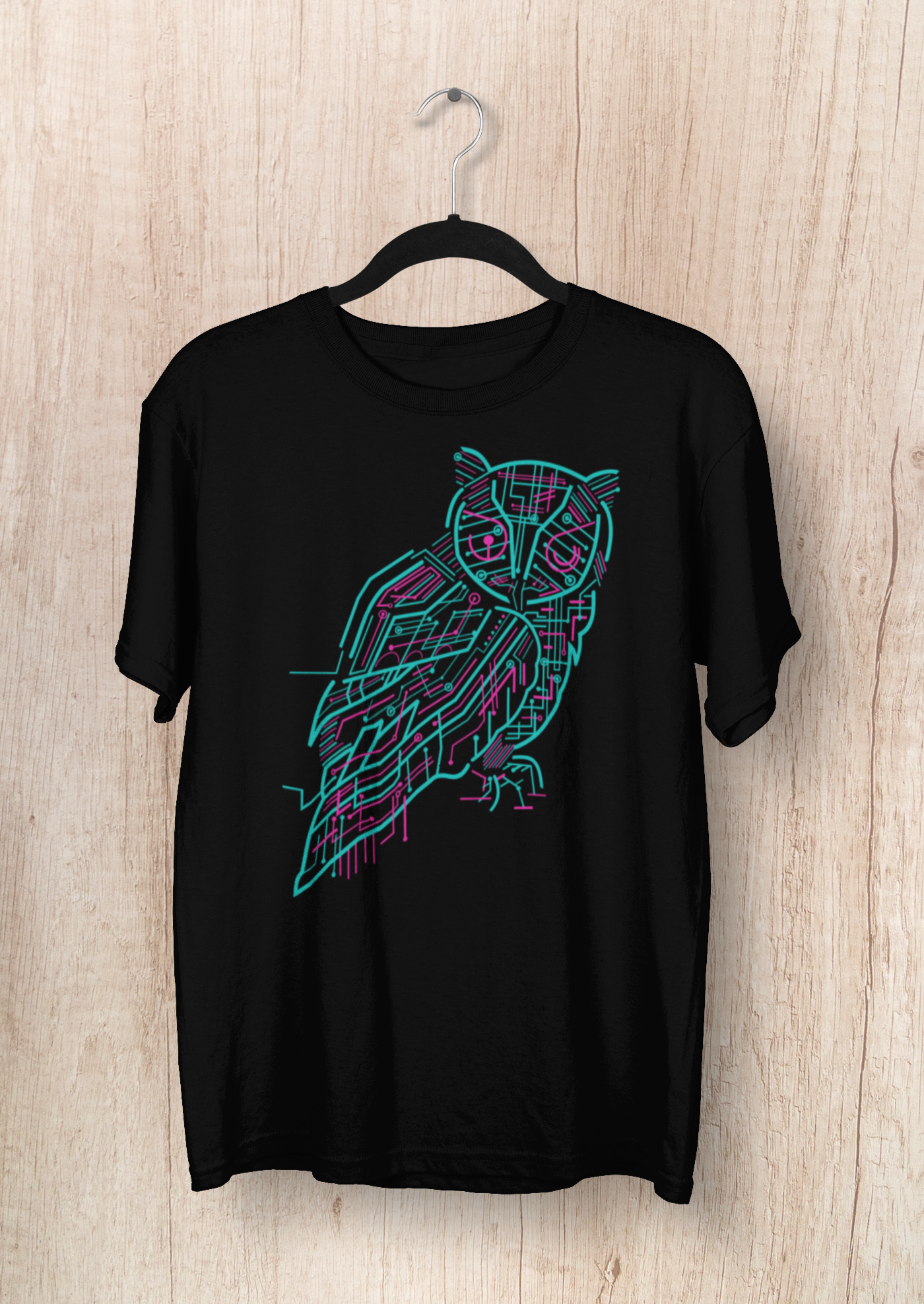 Electric owl pink 2