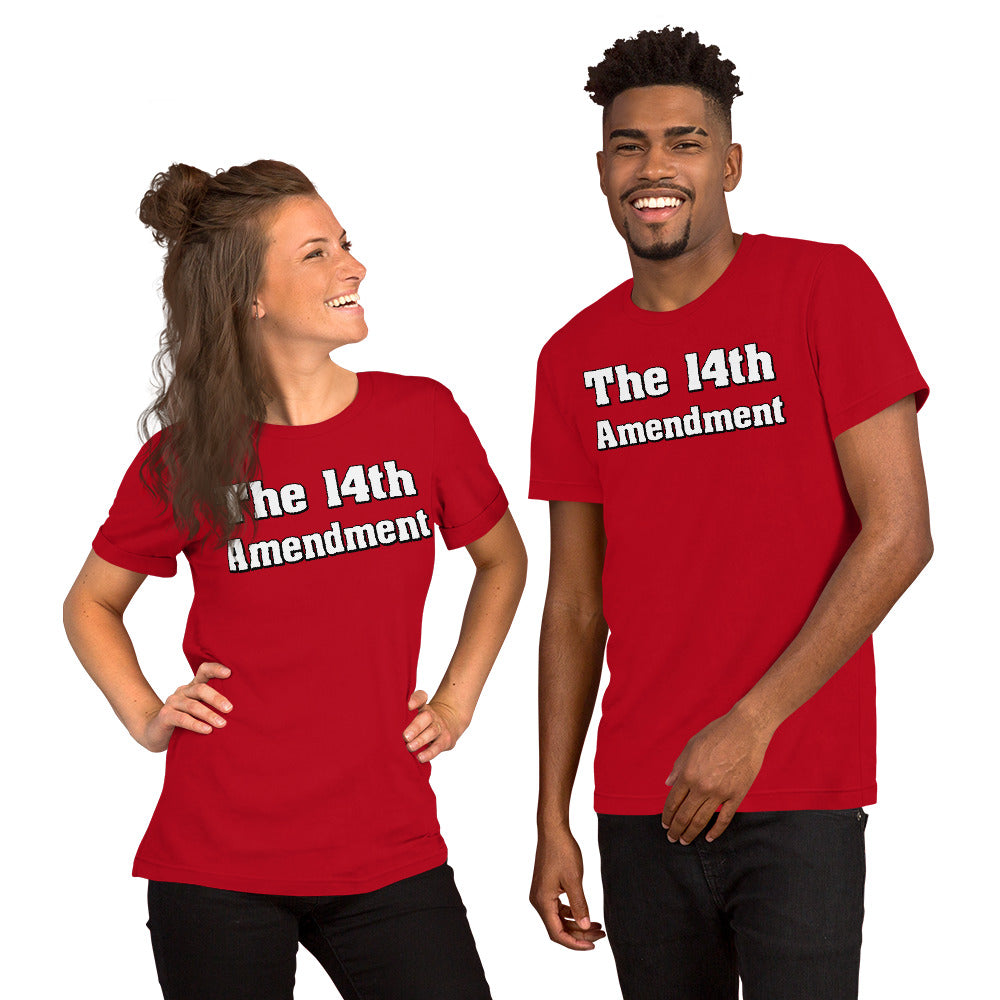 THE 14TH AMENDMENT WHITE LETTERS