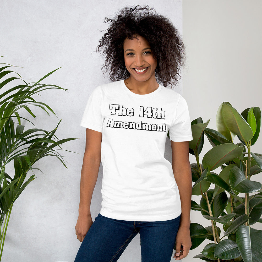 THE 14TH AMENDMENT WHITE LETTERS