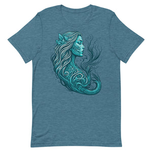 Mermaid profile blue