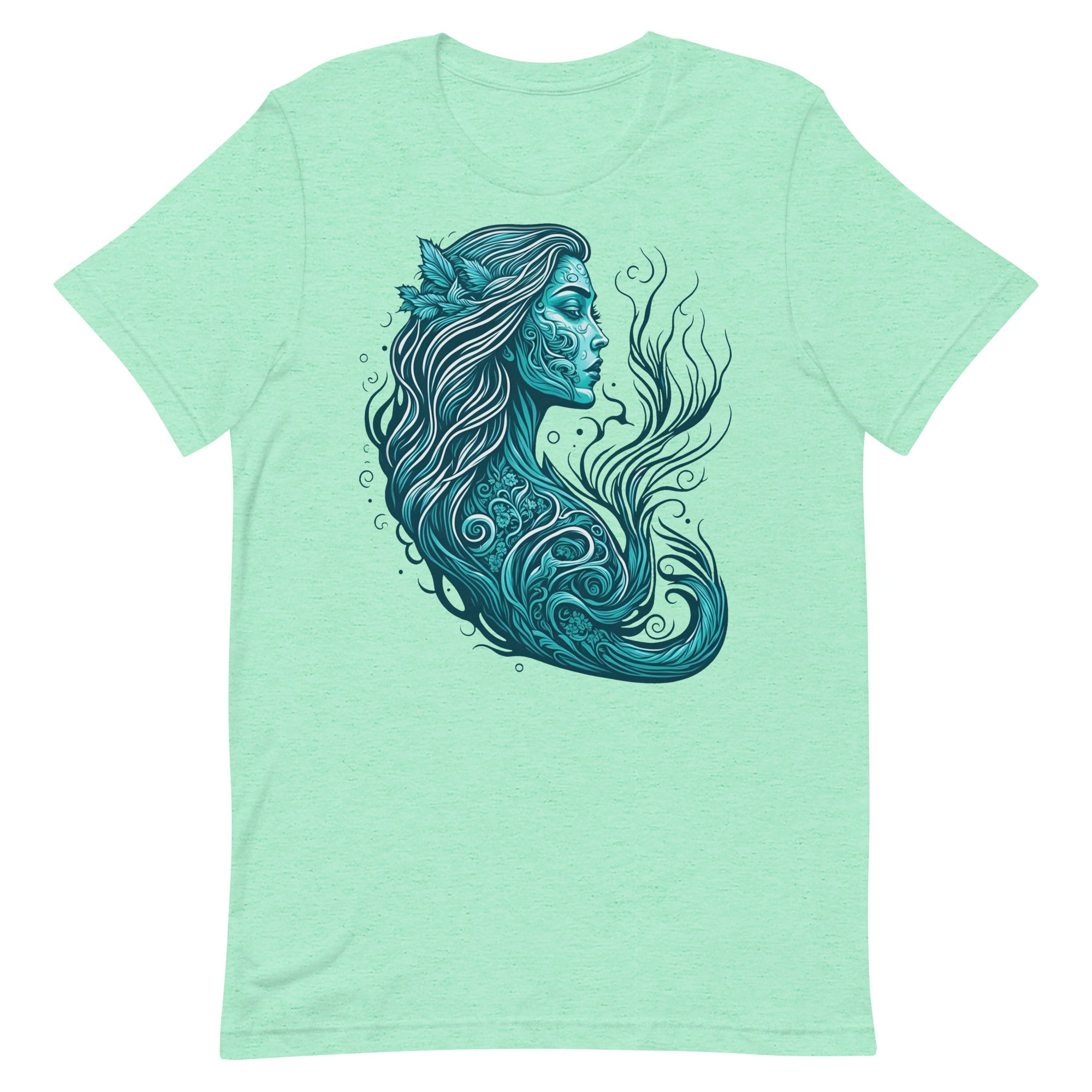 Mermaid profile blue