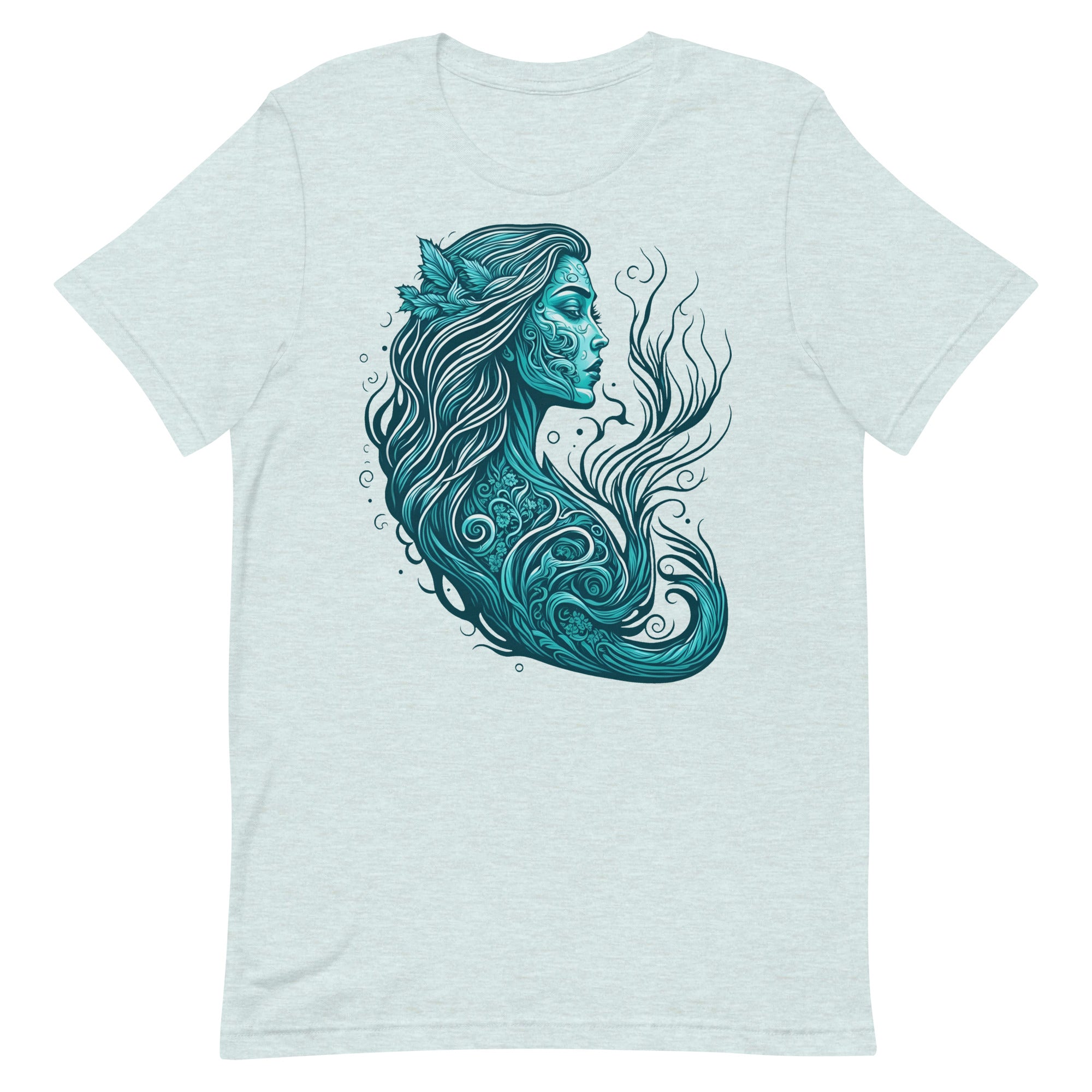 Mermaid profile blue