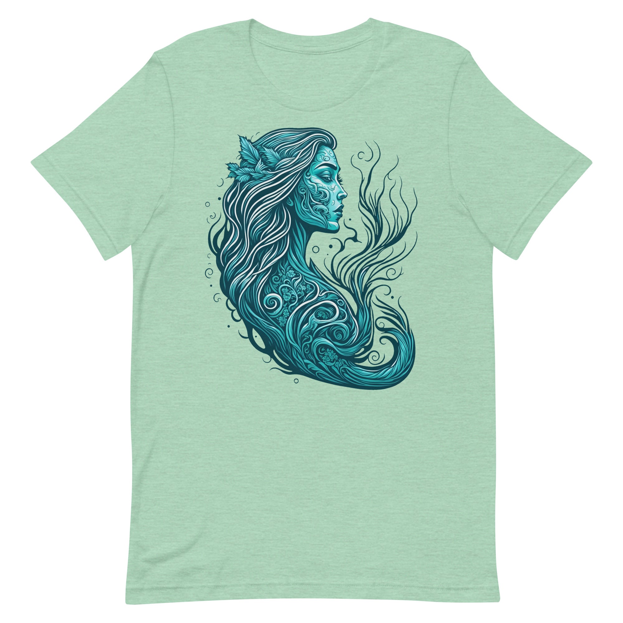 Mermaid profile blue