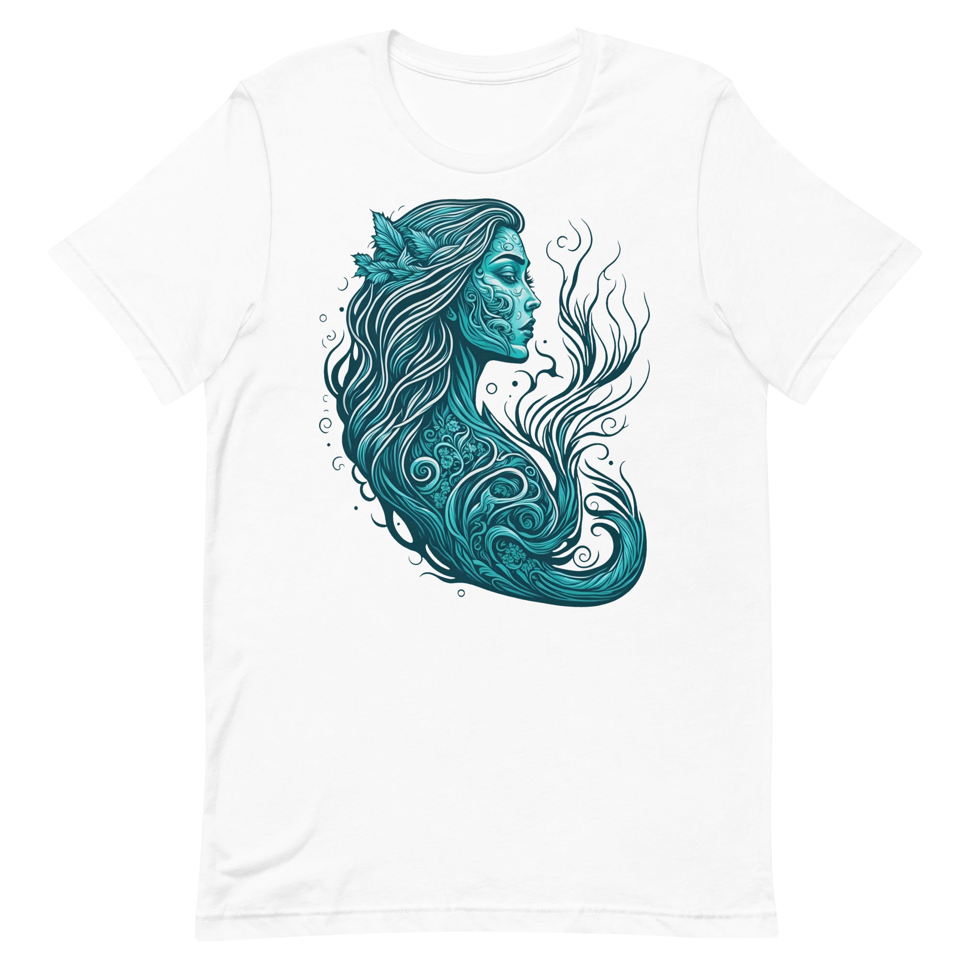 Mermaid profile blue